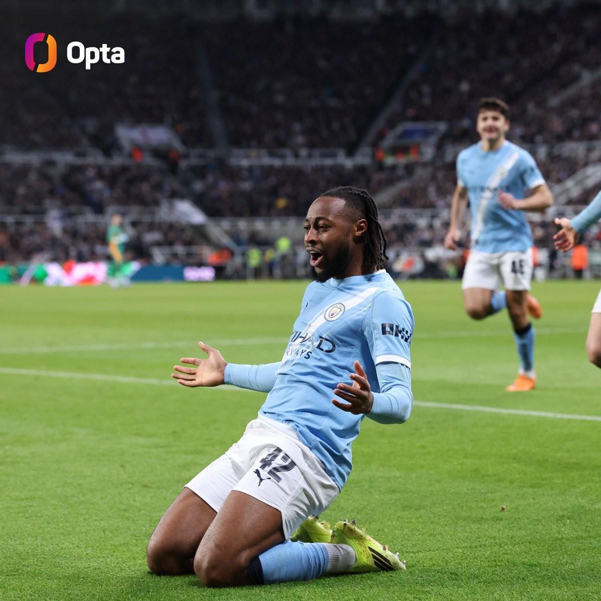 体育乐趣-自阿德巴约以来，塞门约是首位曼城生涯前2场都进球的球员