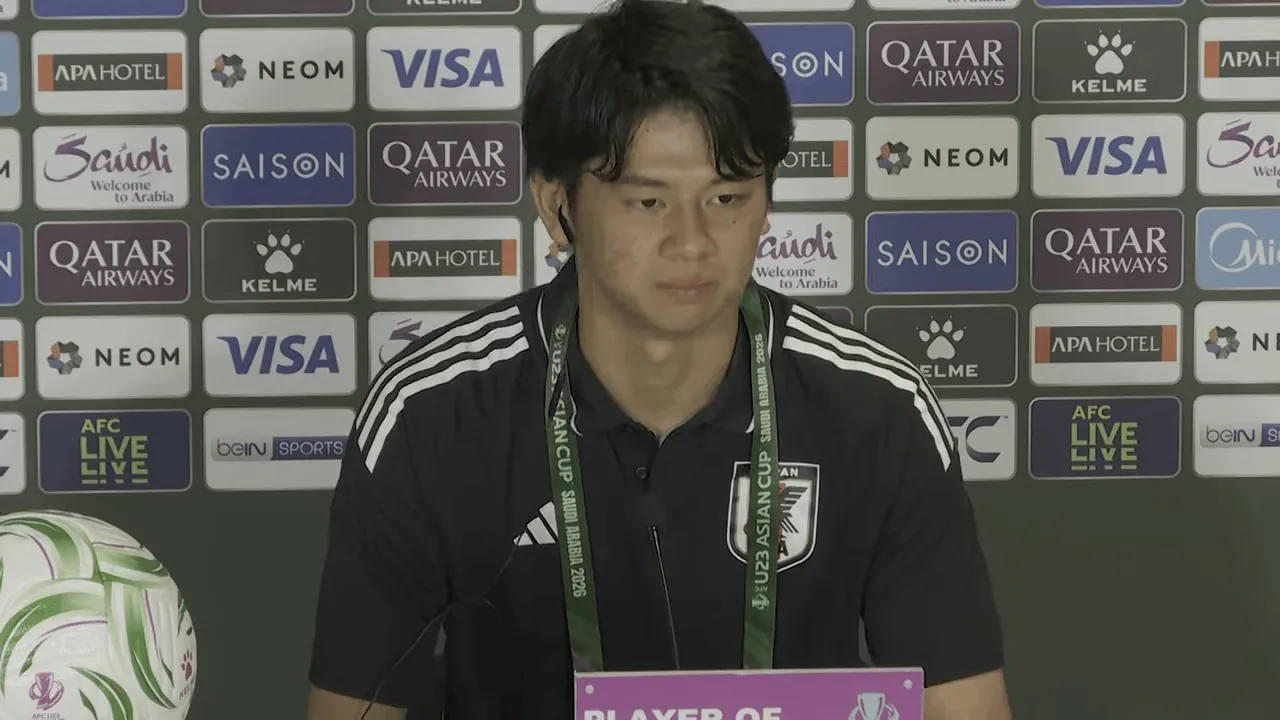 体育乐趣-点球大战立功，日本门将荒木琉伟被评为日本vs约旦最佳球员